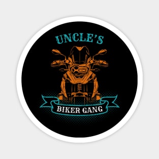 Uncle's Biker Gang Father's Day Magnet